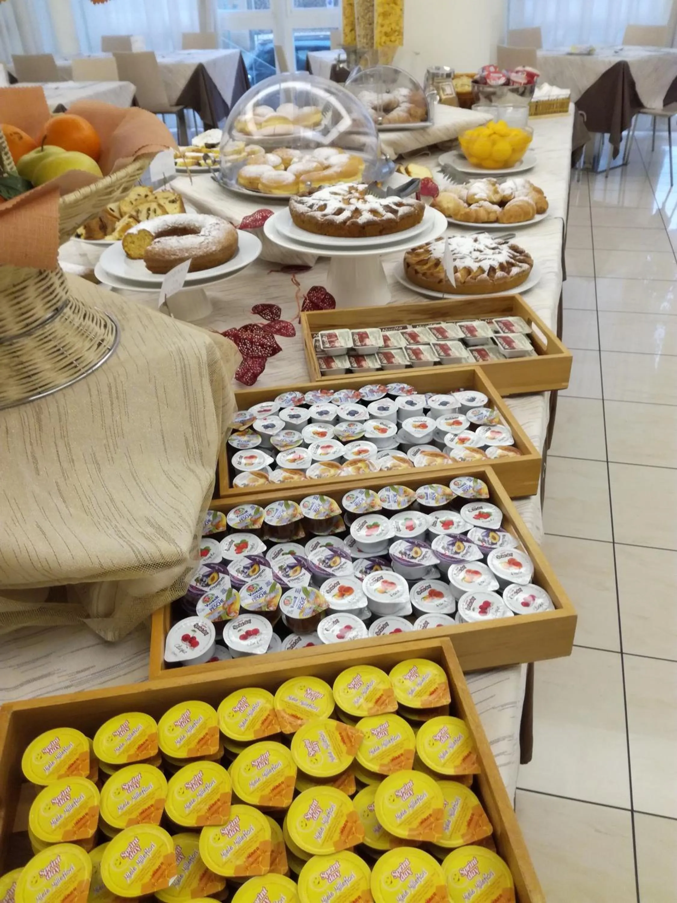 Continental breakfast in Hotel Adriatic&Beauty