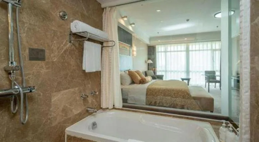 Bed in Dongying Blue Horizon Intenational Hotel