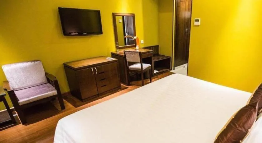 Bed in Grand Silverland Hotel