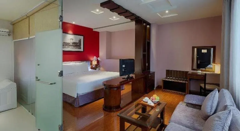 Bed in Grand Silverland Hotel