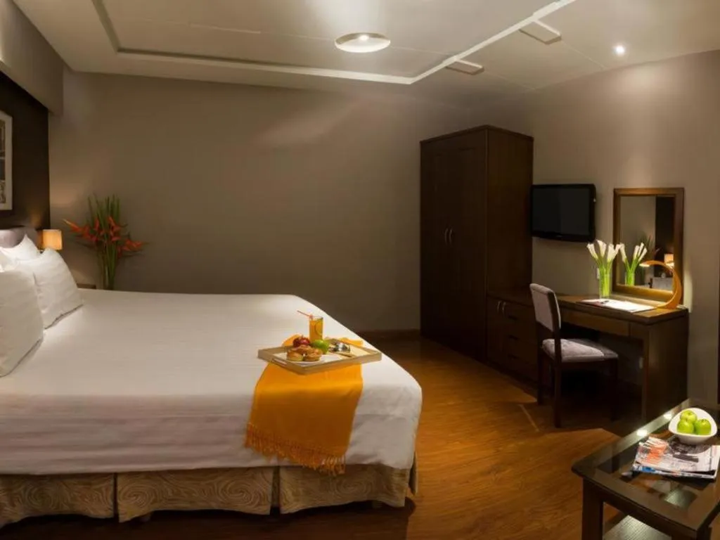 Bed in Grand Silverland Hotel