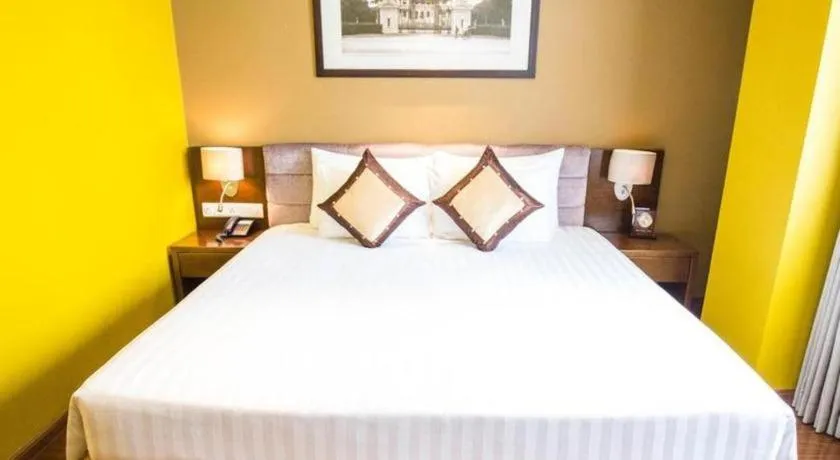 Bed in Grand Silverland Hotel