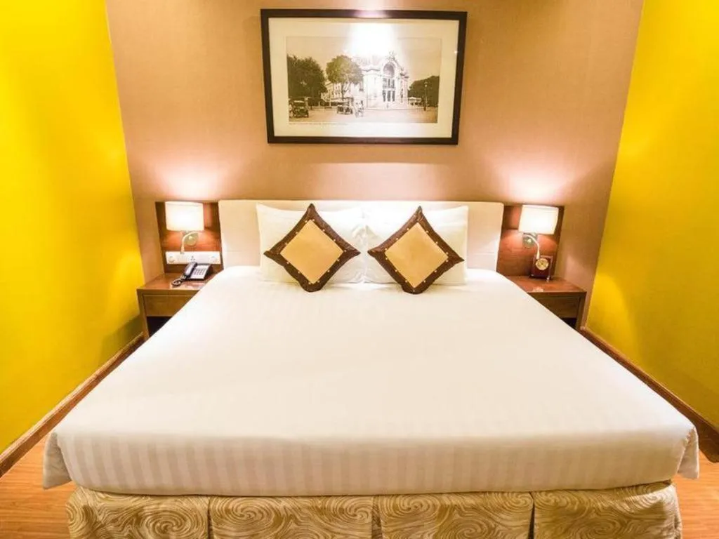 Bed in Grand Silverland Hotel