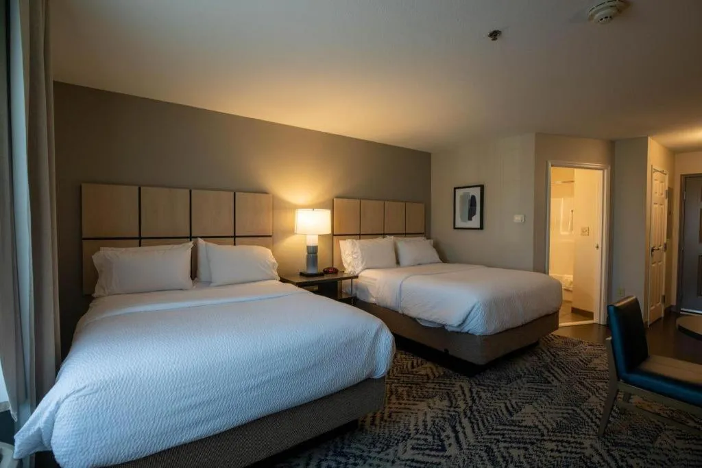 Bed in Candlewood Suites Saint Joseph By IHG