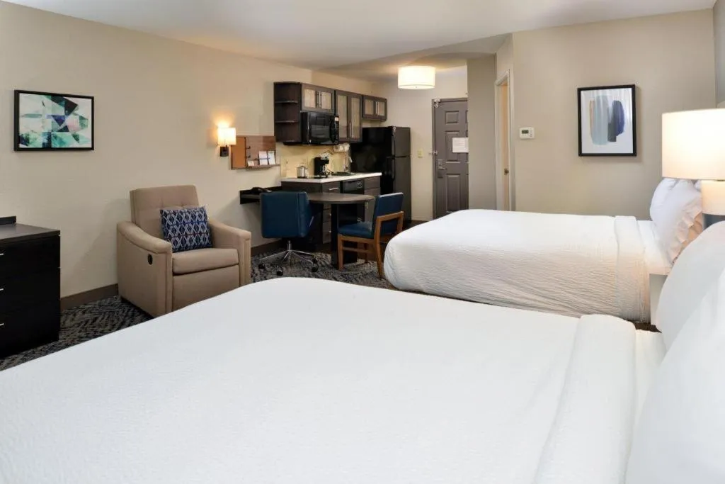 Bed in Candlewood Suites Saint Joseph By IHG