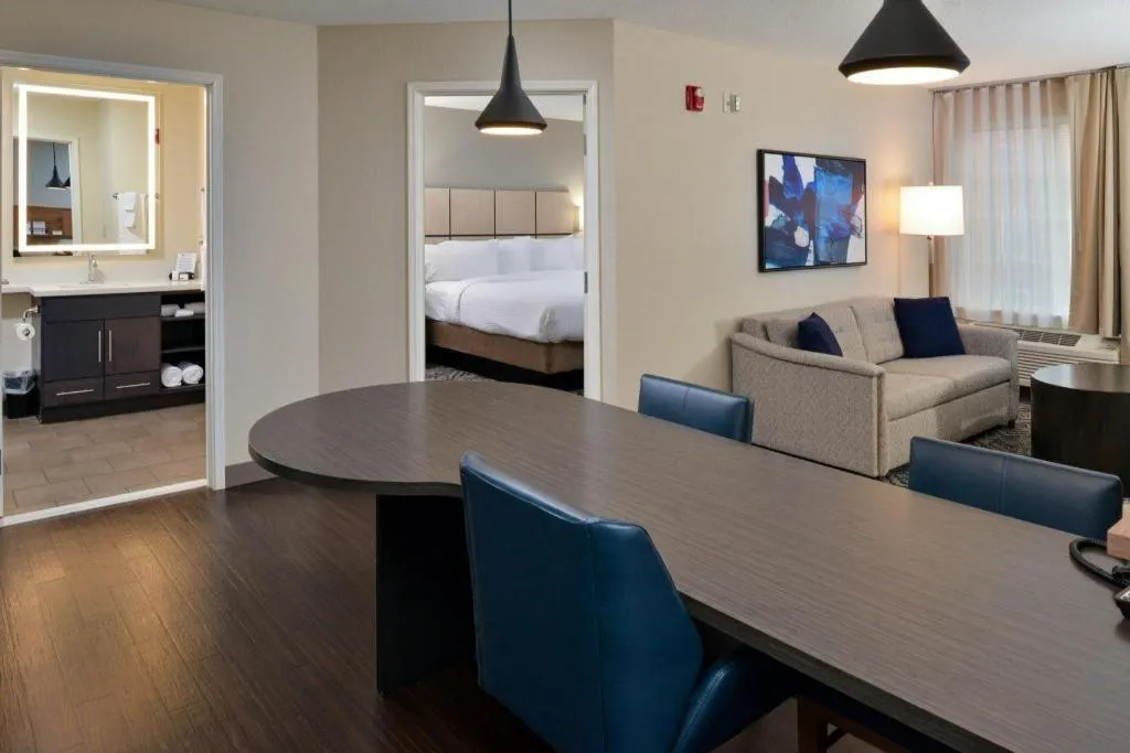 Bed in Candlewood Suites Saint Joseph By IHG