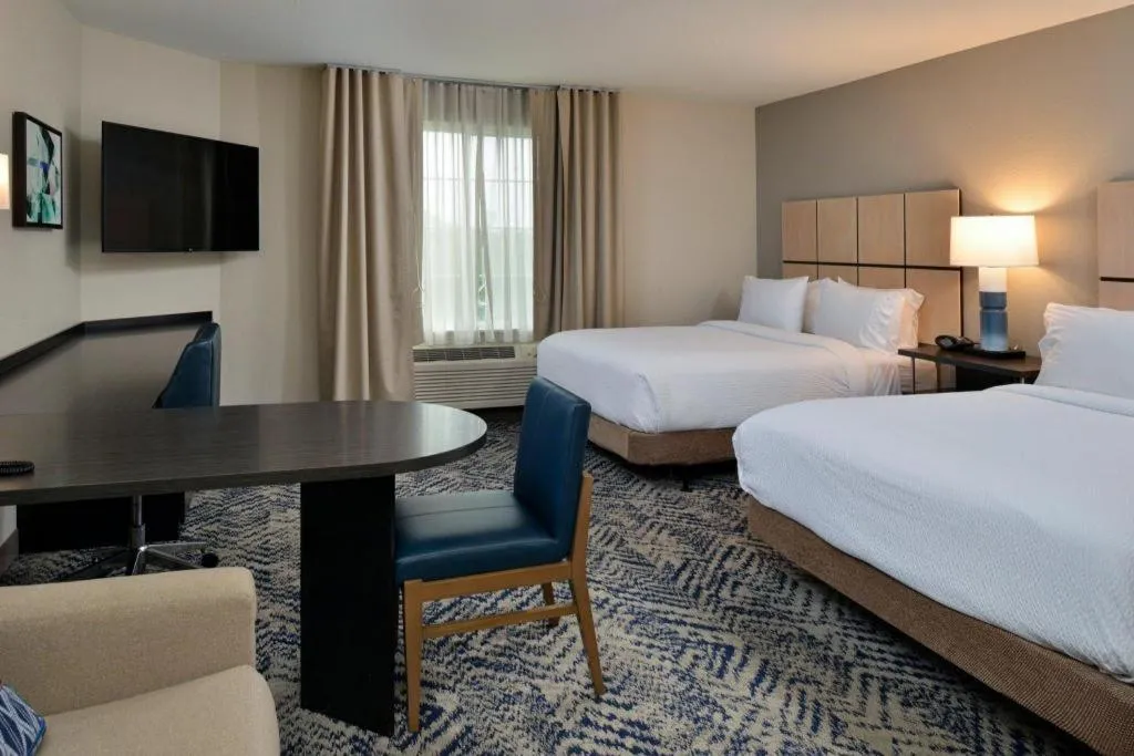 Bed in Candlewood Suites Saint Joseph By IHG