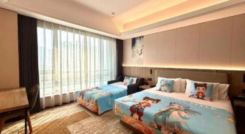 Bed in Jiaxing Fortune Holiday Hotel