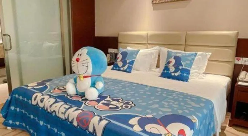 Bed in Chengdu Sovereign Hotel