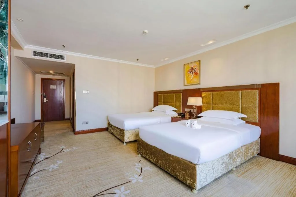 Bed in Chongqing River Romance Hotel