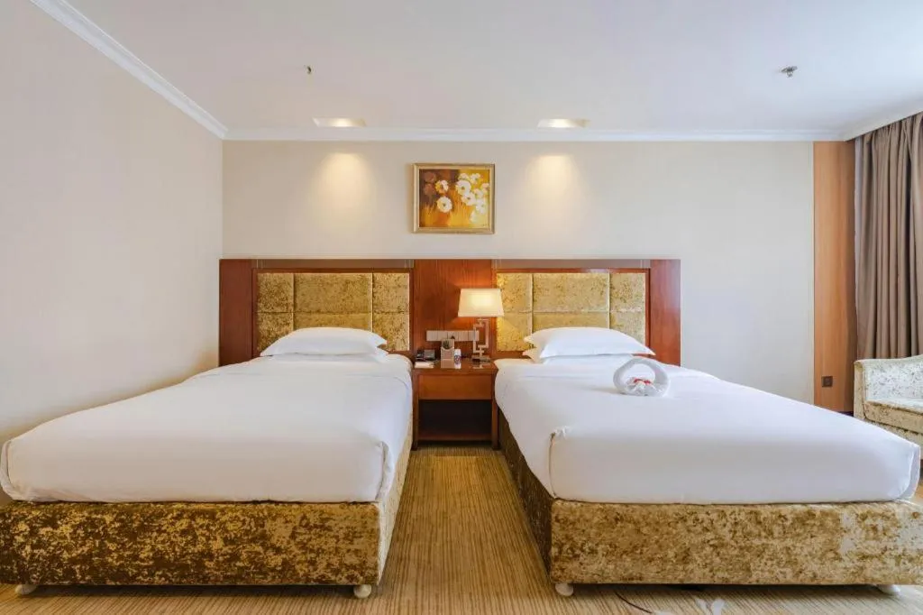 Bed in Chongqing River Romance Hotel