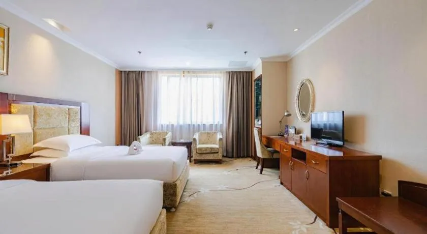 Bed in Chongqing River Romance Hotel