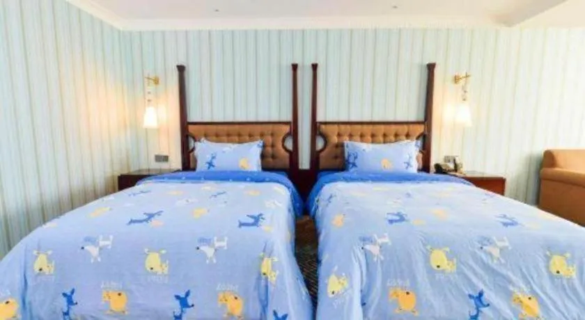 Bed in Chongqing River Romance Hotel