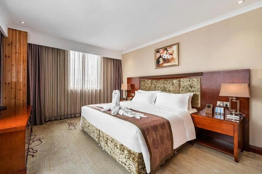 Bed in Chongqing River Romance Hotel