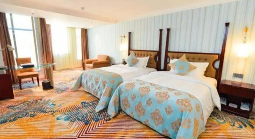Bed in Chongqing River Romance Hotel
