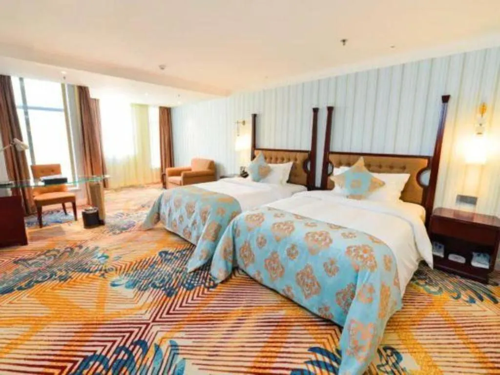 Bed in Chongqing River Romance Hotel