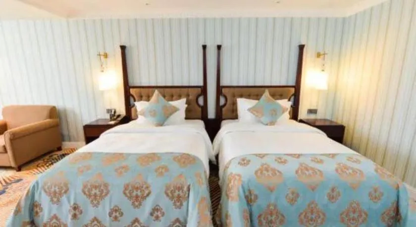 Bed in Chongqing River Romance Hotel