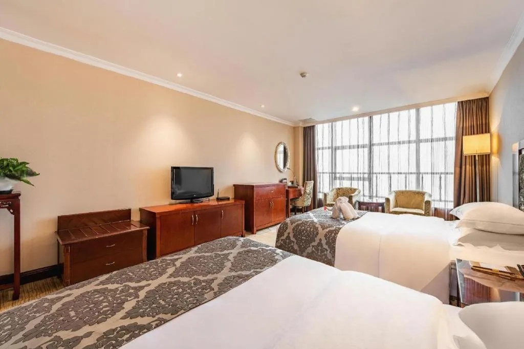 Bed in Chongqing River Romance Hotel