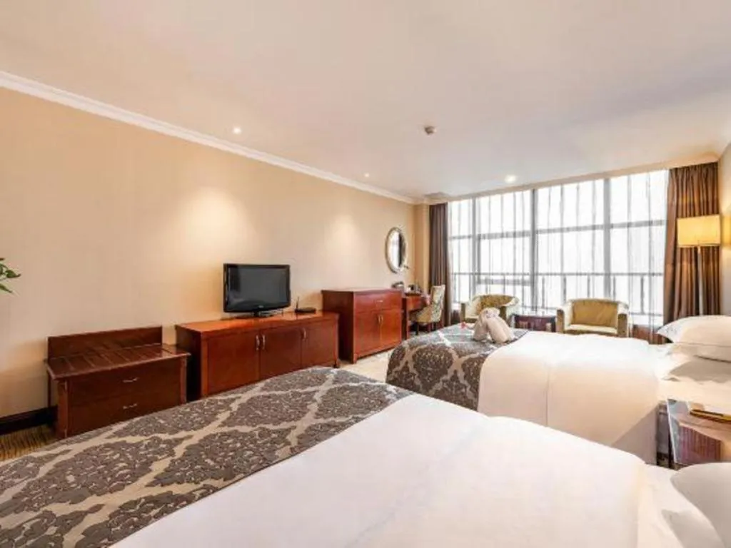 Bed in Chongqing River Romance Hotel