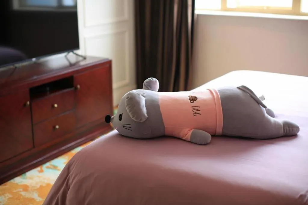 Bed in Chongqing River Romance Hotel