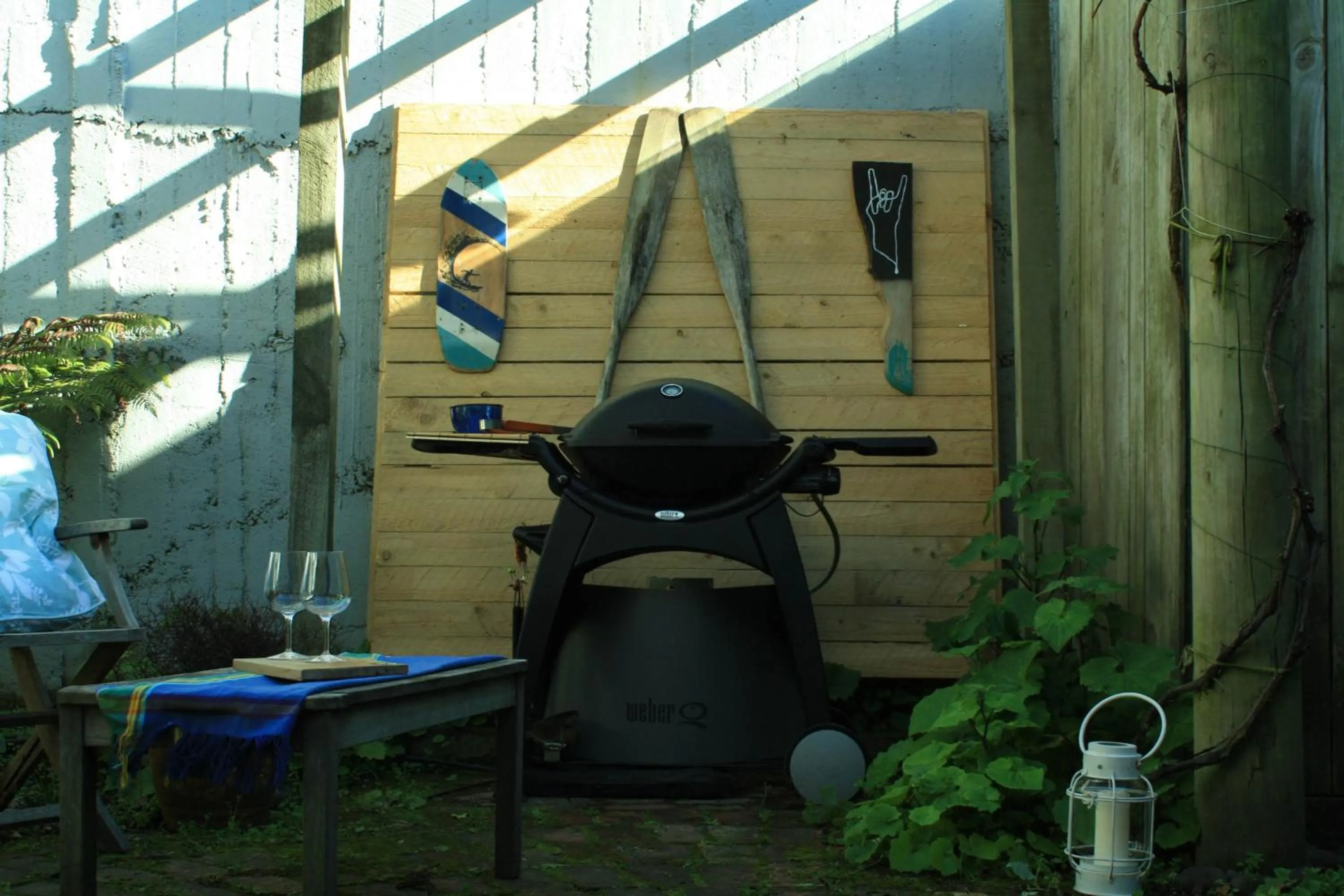 Inner courtyard view in Aquavilla Studio