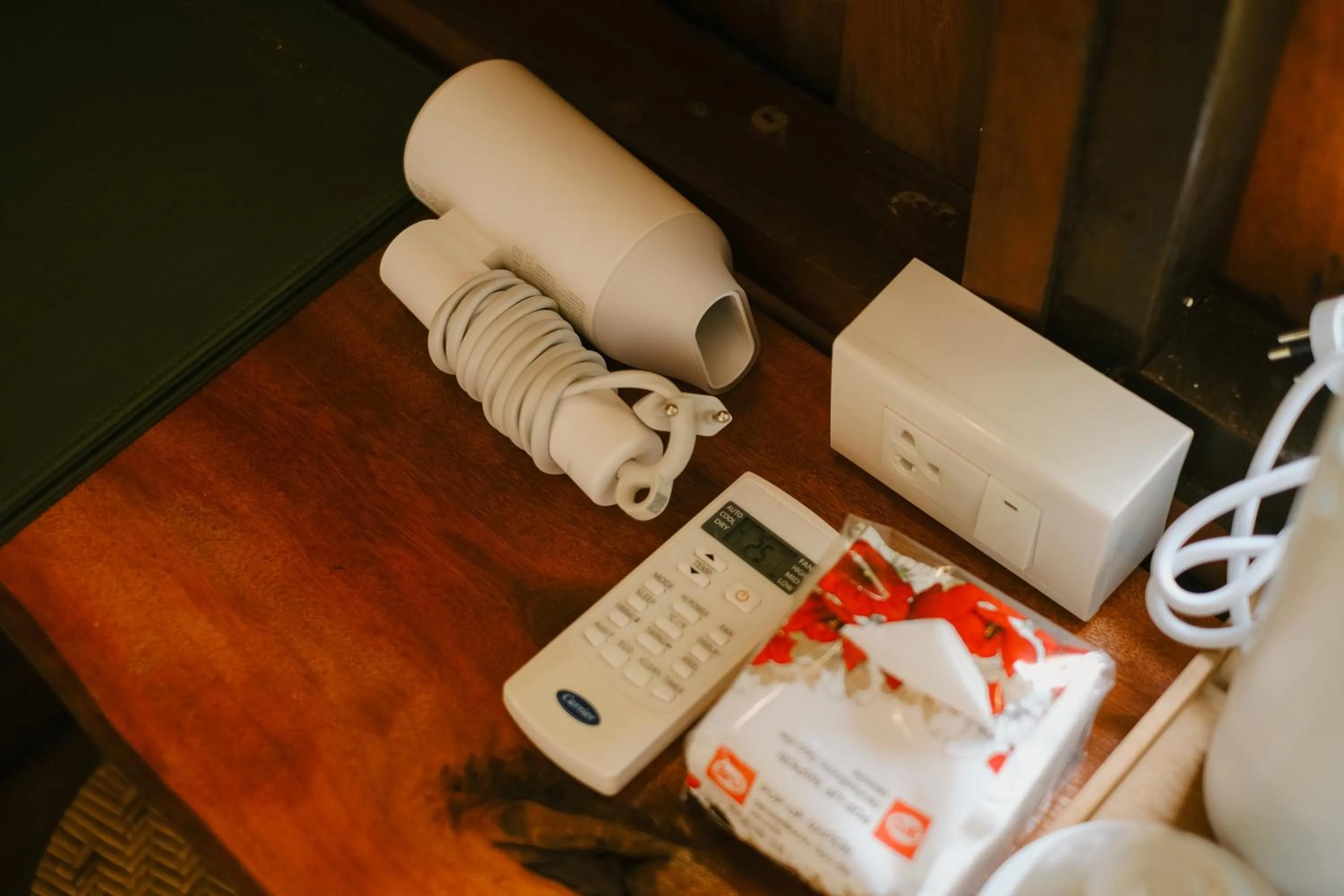 hair dryier in JOY Bungalow Resort and Restaurant