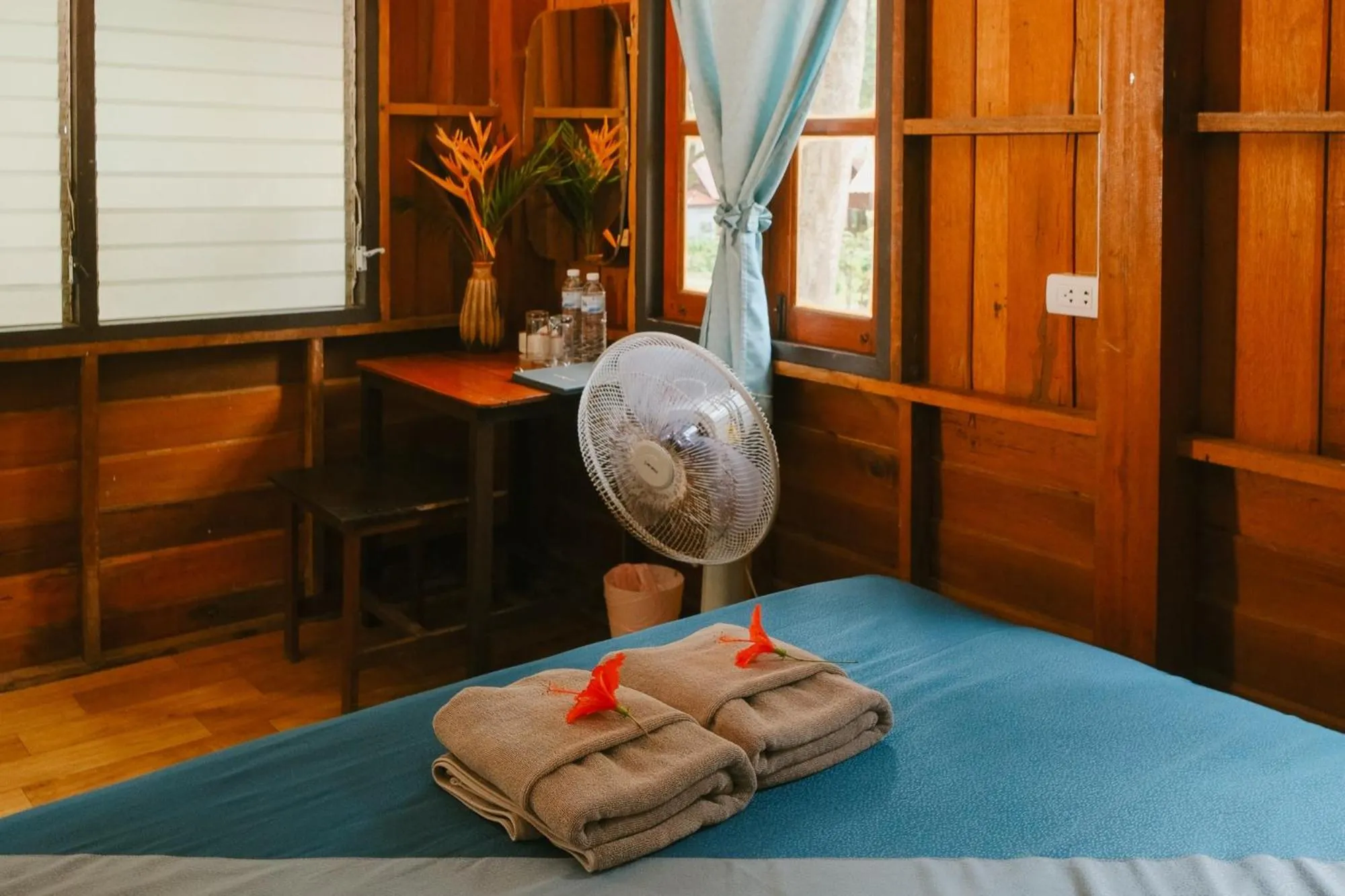 Photo of the whole room, Bed in JOY Bungalow Resort and Restaurant
