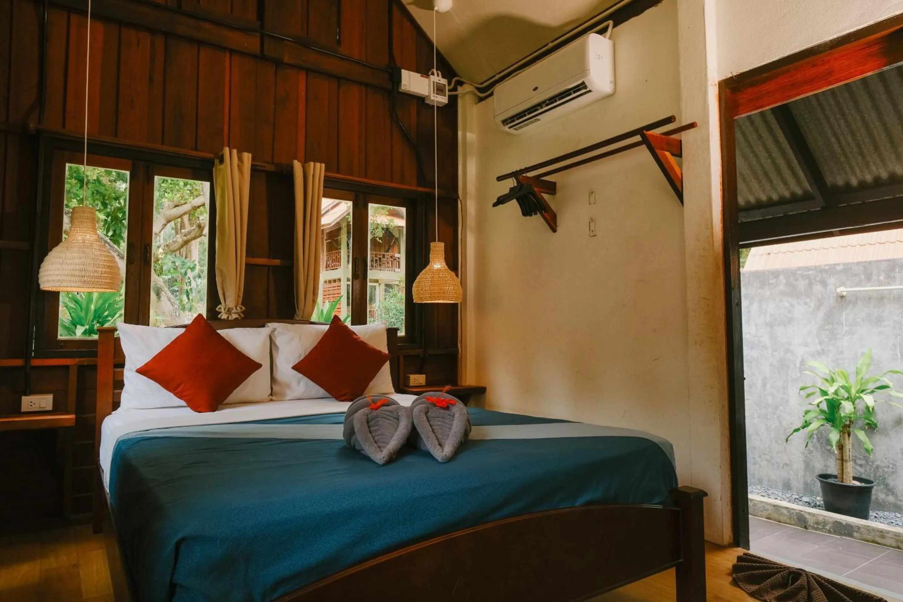 Photo of the whole room, Bed in JOY Bungalow Resort and Restaurant