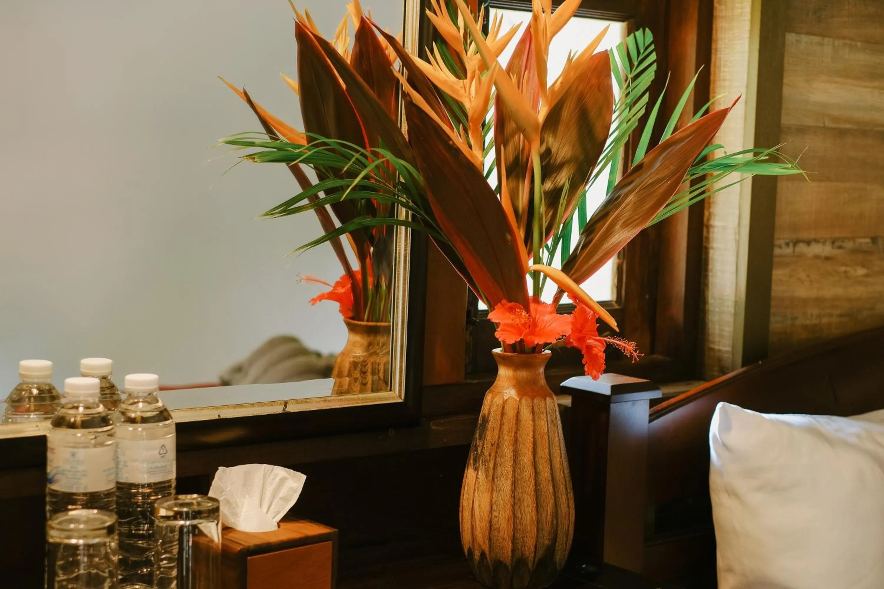 Decorative detail in JOY Bungalow Resort and Restaurant