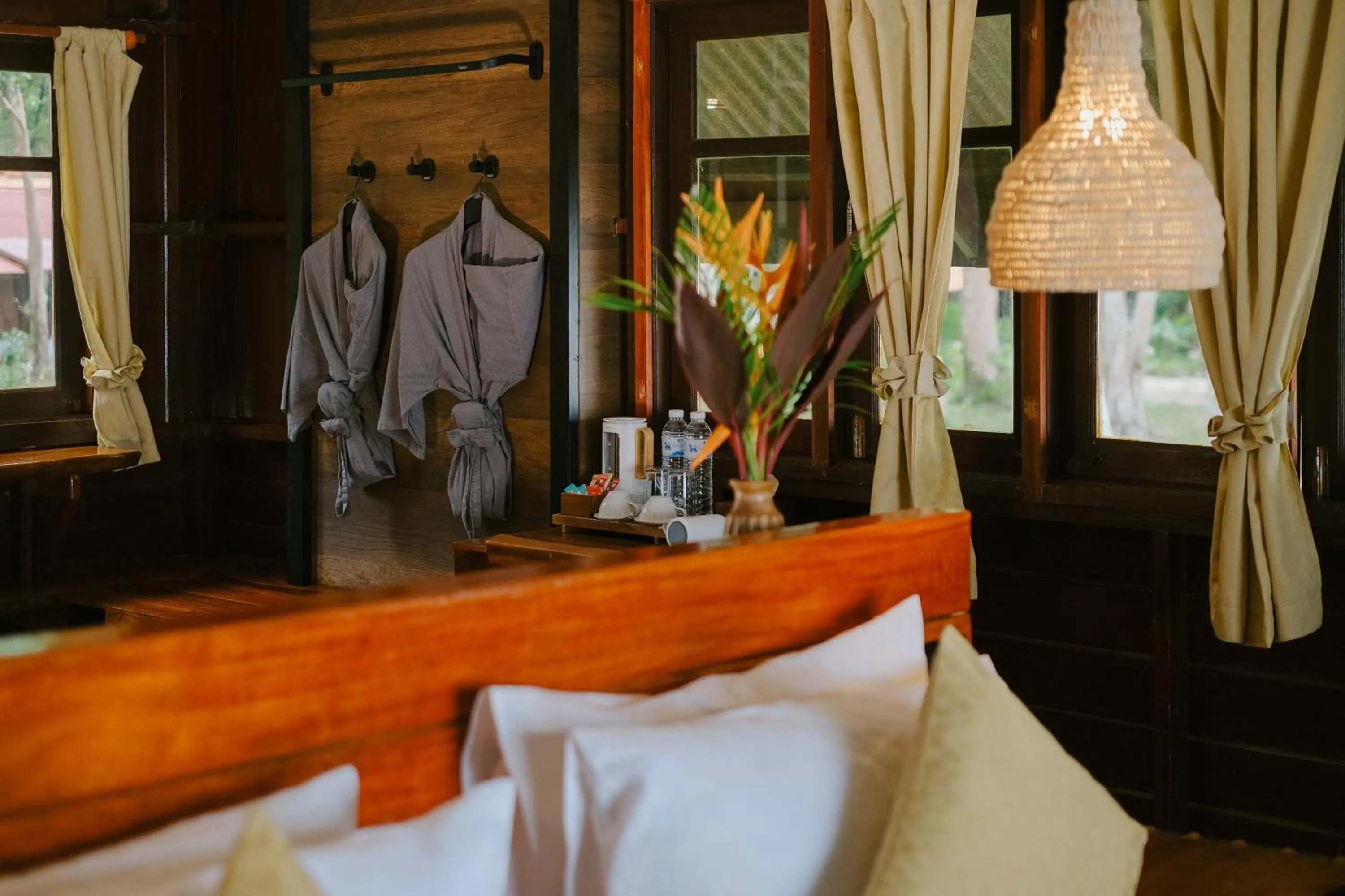 Living room in JOY Bungalow Resort and Restaurant