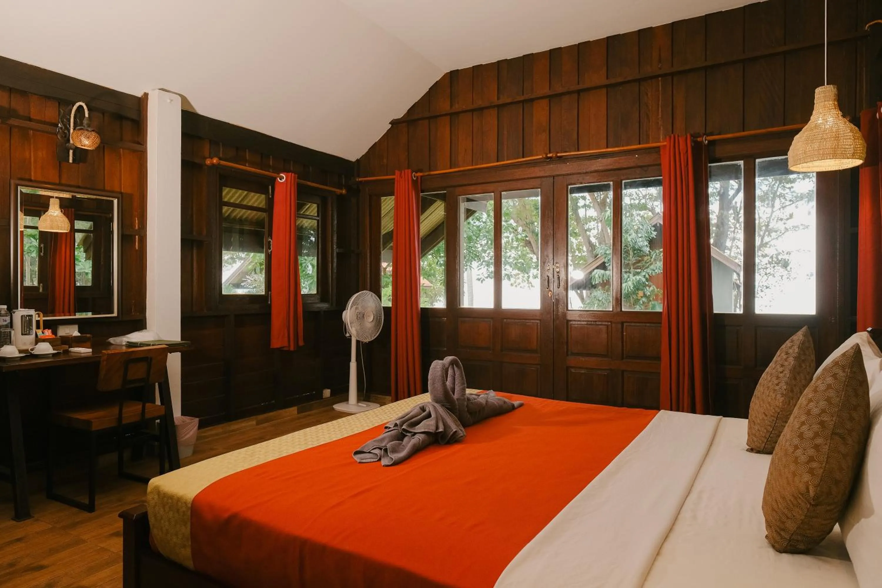 Photo of the whole room, Bed in JOY Bungalow Resort and Restaurant