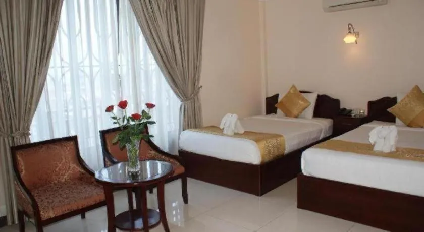 Bed in Jun Yue Hotel