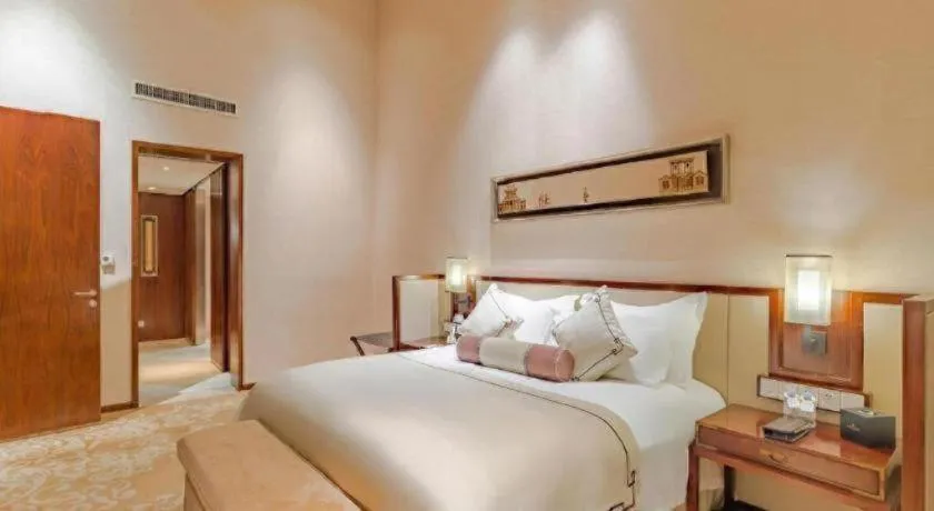 Bed in Tong Que Tai Jinling Hotel Tongling Anhui