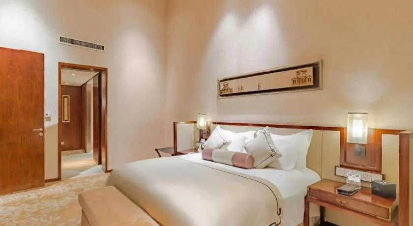 Bed in Tong Que Tai Jinling Hotel Tongling Anhui