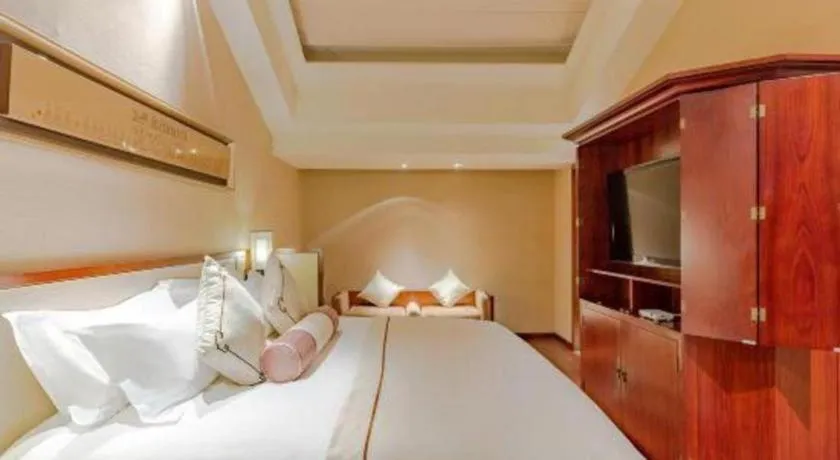 Bed in Tong Que Tai Jinling Hotel Tongling Anhui