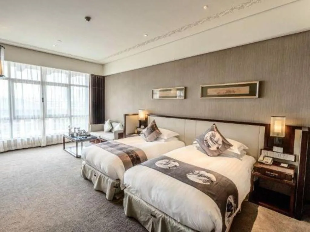 Bed in Tong Que Tai Jinling Hotel Tongling Anhui