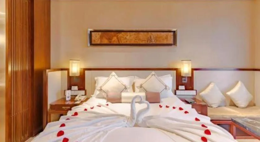 Bed in Tong Que Tai Jinling Hotel Tongling Anhui