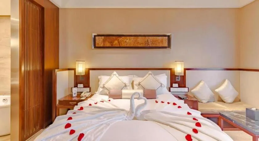 Bed in Tong Que Tai Jinling Hotel Tongling Anhui