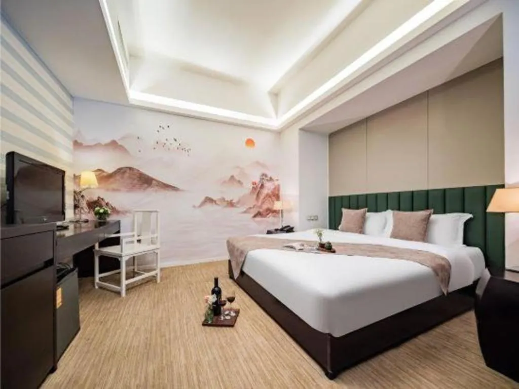 Bed in Xian Hotel New