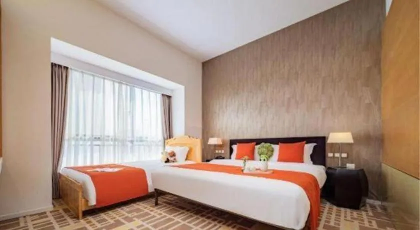 Bed in Xian Hotel New