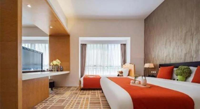 Bed in Xian Hotel New