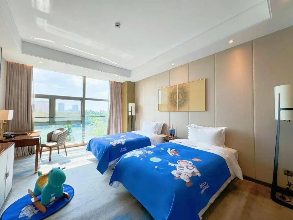 Bed in Nanjing Lakehome Hotels and Resorts