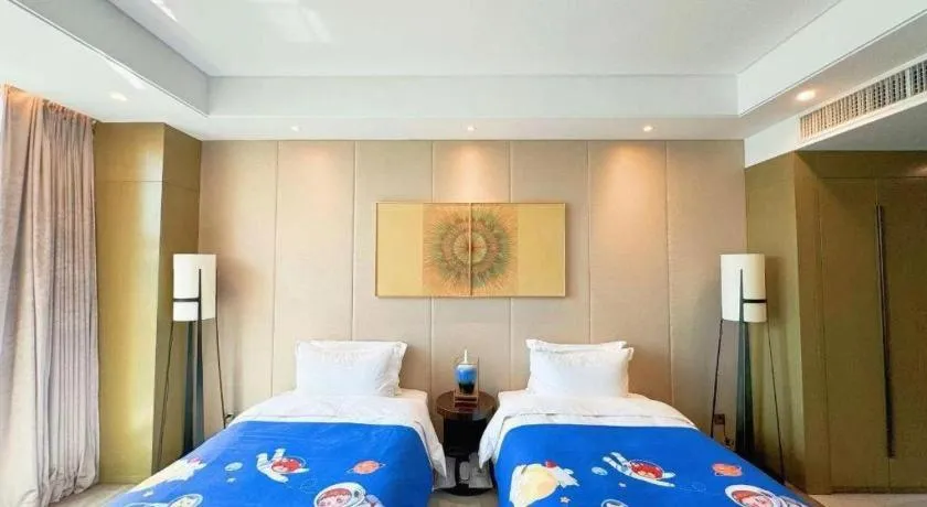 Bed in Nanjing Lakehome Hotels and Resorts