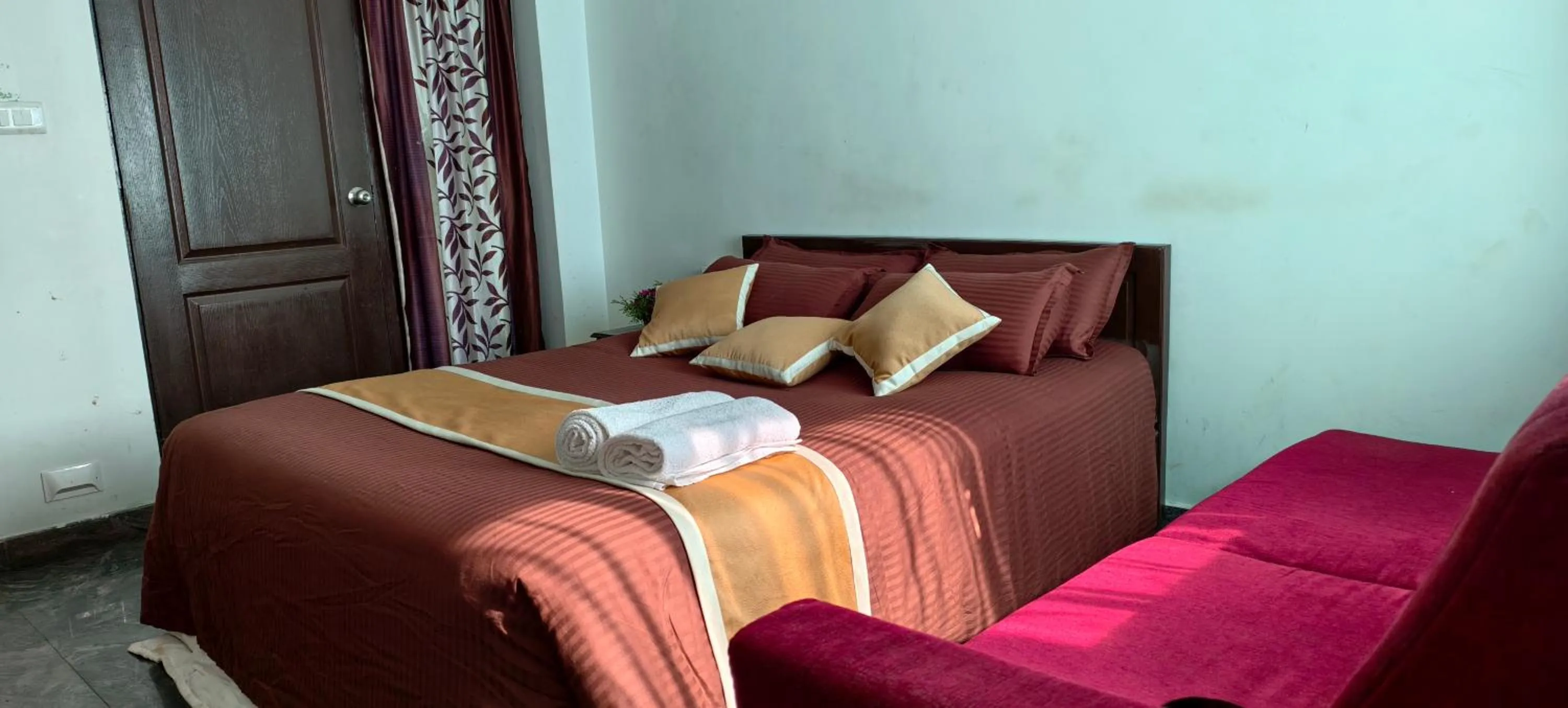 Bed in Tree Elanza, Unit of Santhi Ayurvedic Resort