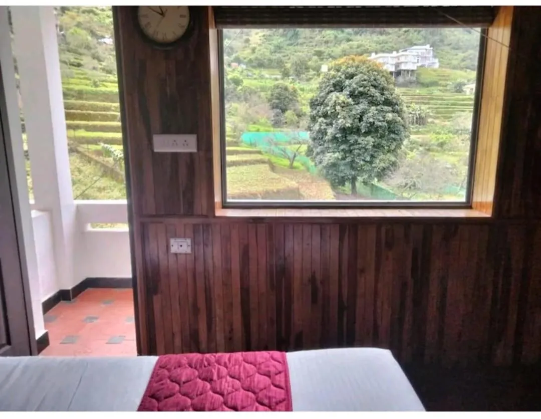 Bed in Tree Elanza, Unit of Santhi Ayurvedic Resort