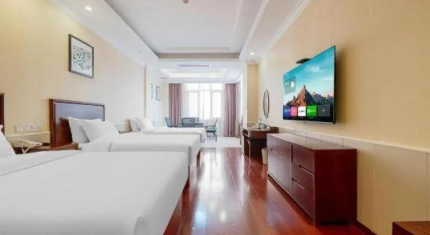 Bed in GreenTree Inn Suzhou Dongxing Road Xinye Square Express Hotel