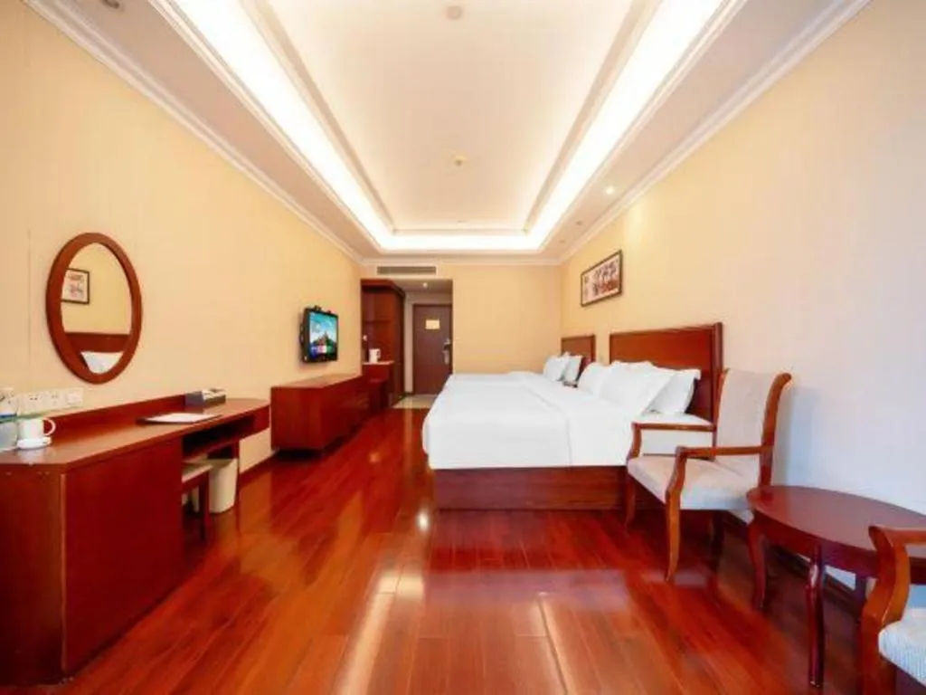 Bed in GreenTree Inn Suzhou Dongxing Road Xinye Square Express Hotel