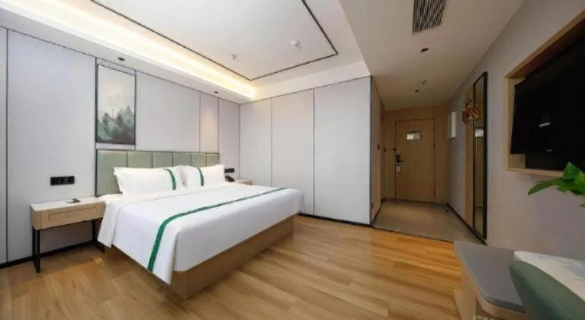 Bed in GreenTree Inn Anhui Xuancheng Ningguo NinGYAng East Road Darunfa Branch