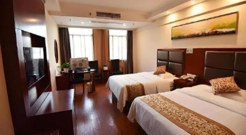 Bed in GreenTree Inn Anhui Xuancheng Ningguo NinGYAng East Road Darunfa Branch