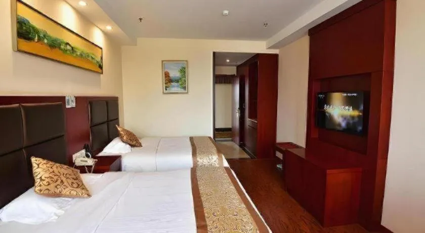 Bed in GreenTree Inn Anhui Xuancheng Ningguo NinGYAng East Road Darunfa Branch